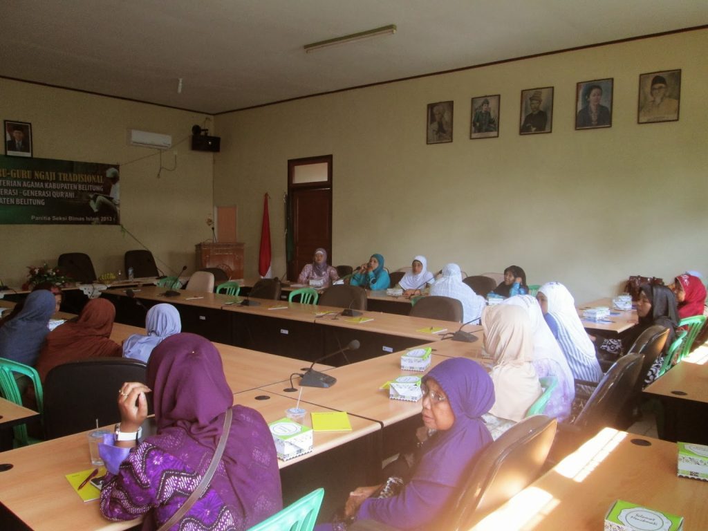 Sebagai Peserta dalam Kegiatan Pembinaan Guru-guru Ngaji Tradisional