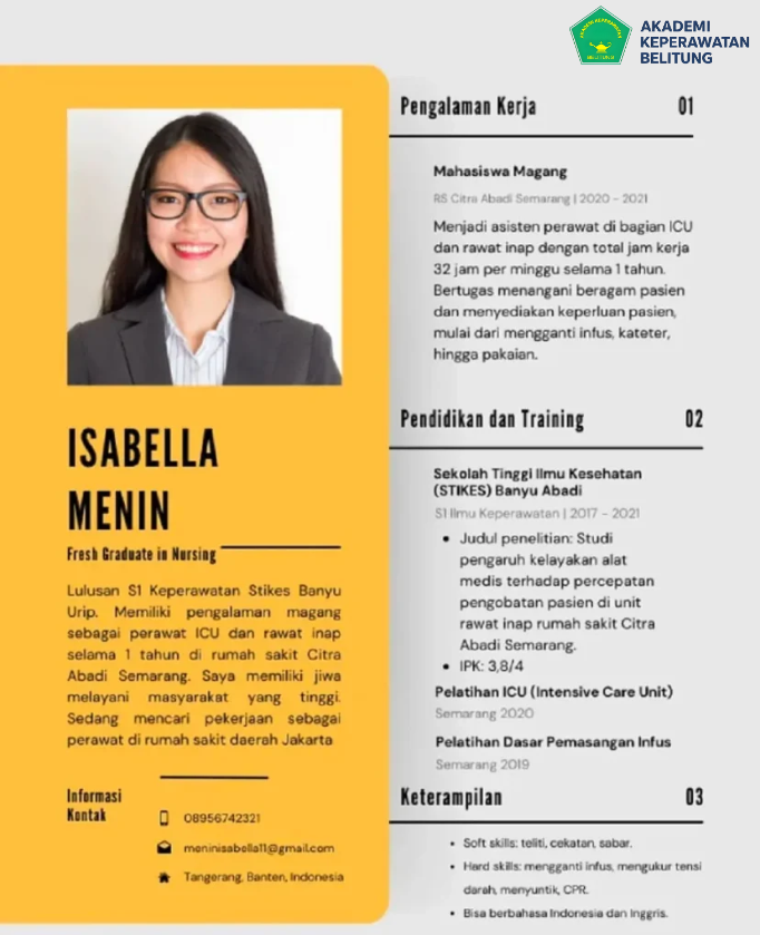 CV Perawat: Bagaimana Menyusun CV Perawat yang Profesional dan Menarik HRD